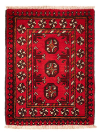 Afghansk matta - Filpa - 65 x 51 cm - röd
