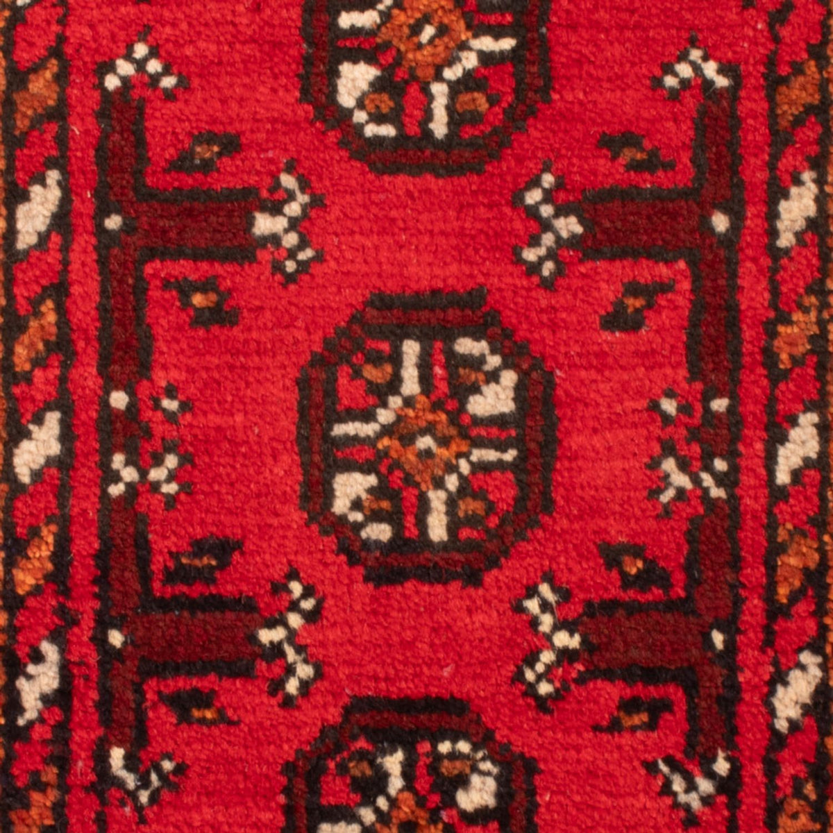Afghansk matta - Filpa - 65 x 51 cm - röd