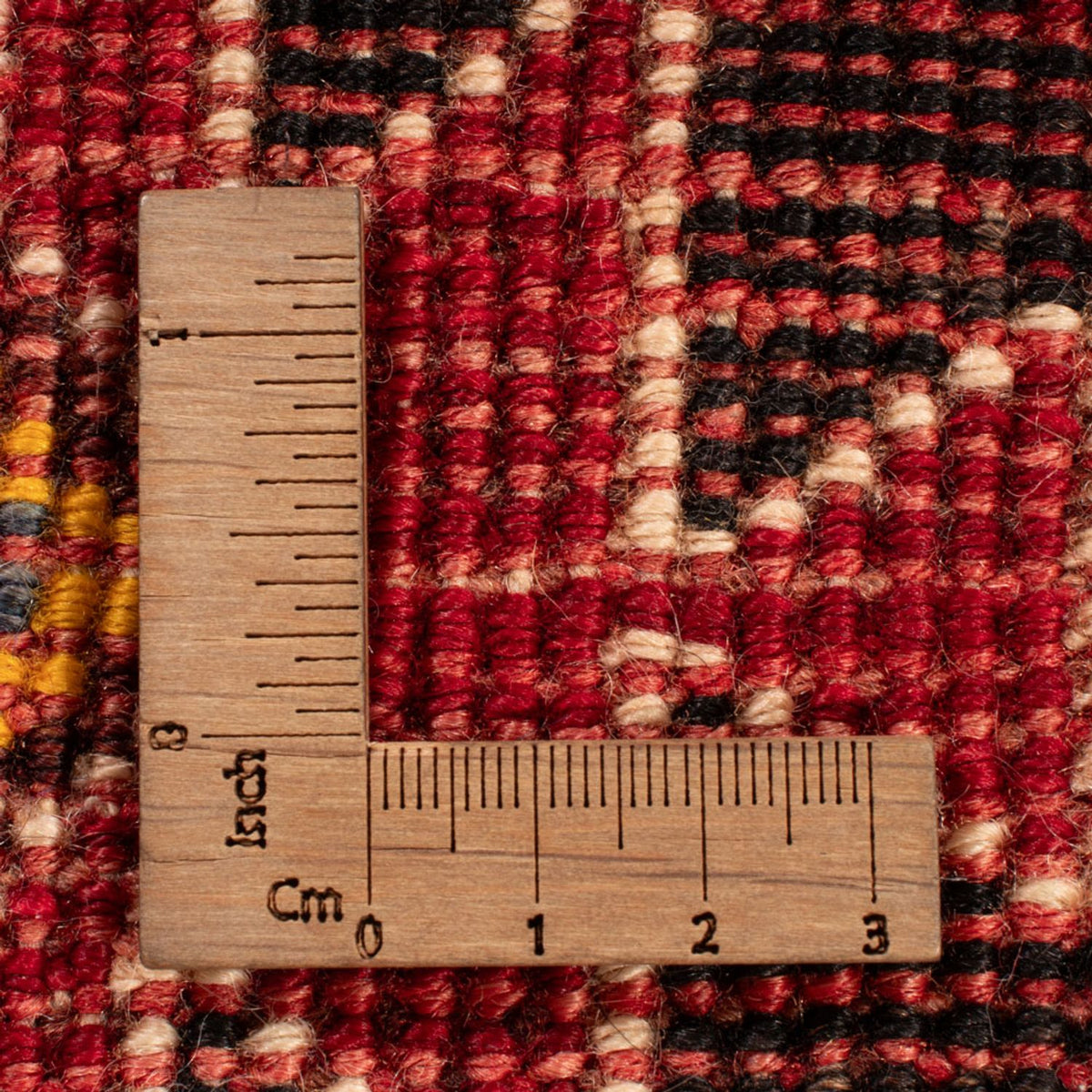 Persisk matta - Nomadic - 119 x 81 cm - mörkröd