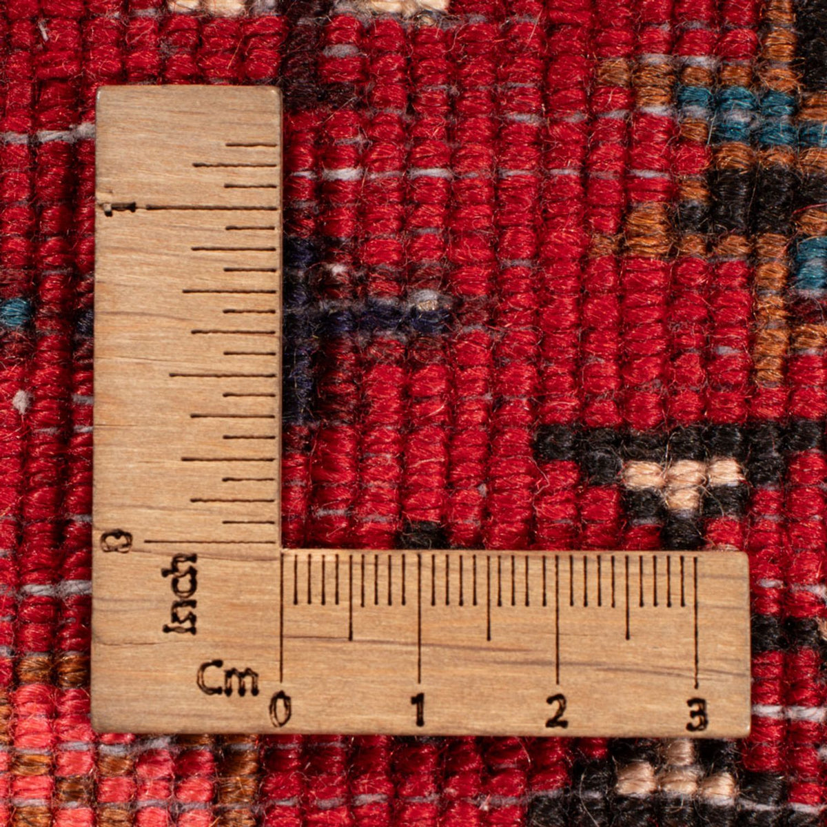 Persisk matta - Nomadic - 109 x 73 cm - mörkröd