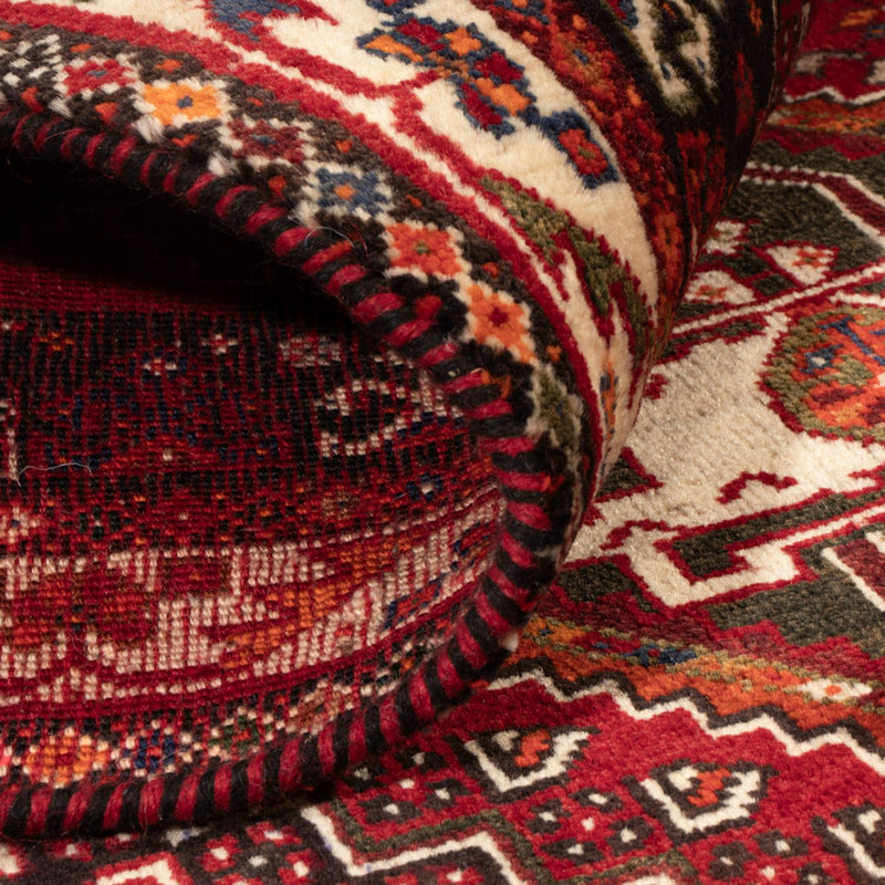 Persisk matta - Nomadic - 156 x 110 cm - mörkröd