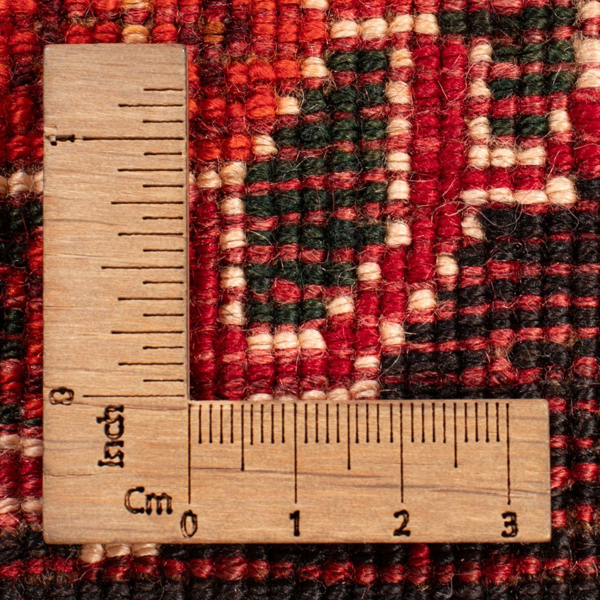 Persisk matta - Nomadic - 156 x 110 cm - mörkröd