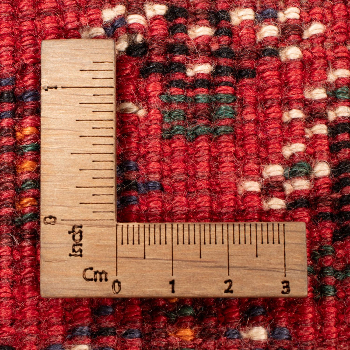 Persisk matta - Nomadic - 142 x 79 cm - mörkröd