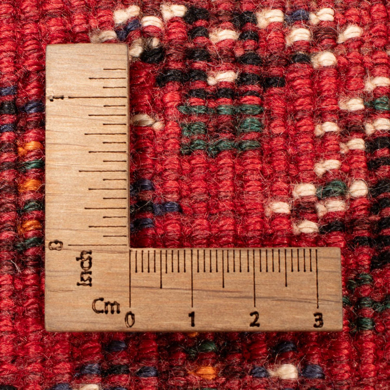 Persisk matta - Nomadic - 142 x 79 cm - mörkröd