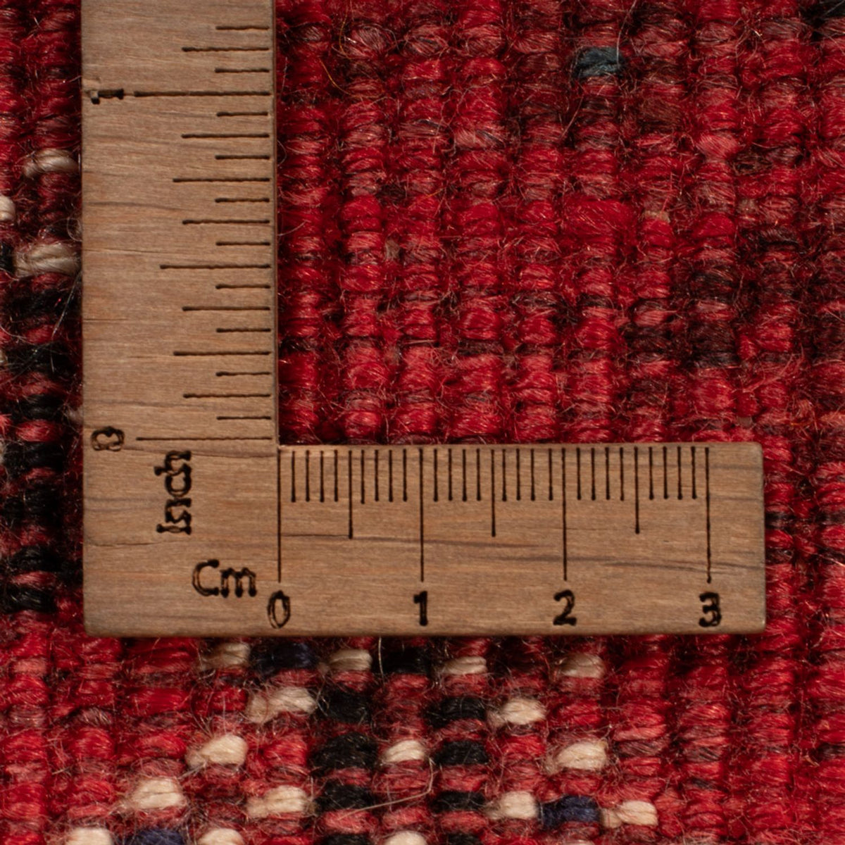 Persisk matta - Nomadic - 137 x 85 cm - mörkröd