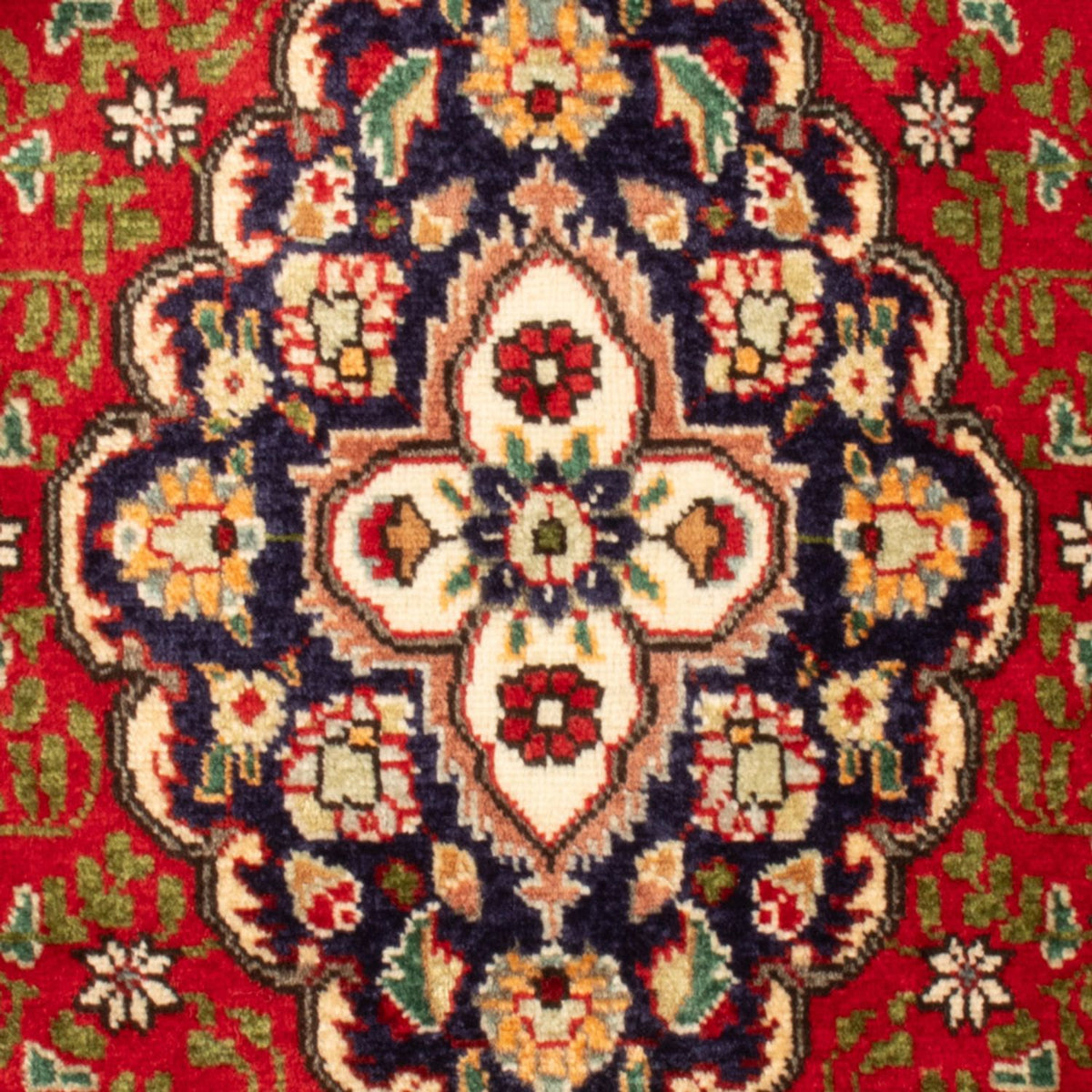 Persisk matta - Tabriz - 86 x 56 cm - röd