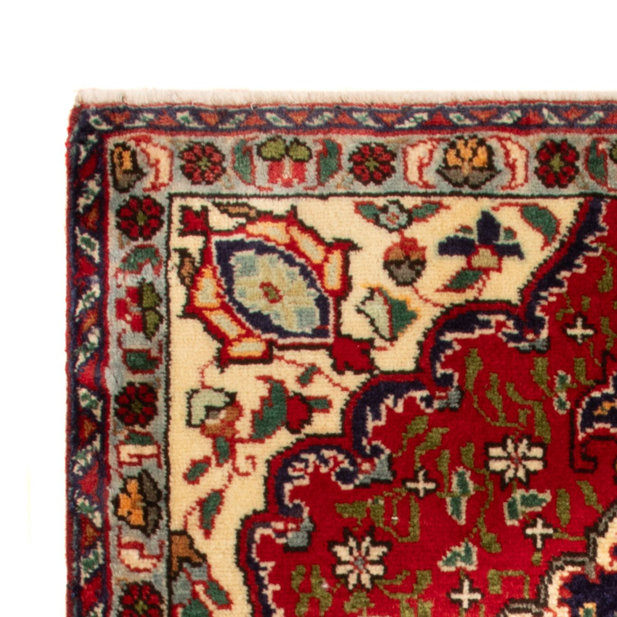 Persisk matta - Tabriz - 86 x 56 cm - röd