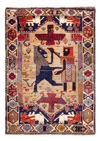 Persisk matta - Nomadic - 157 x 113 cm - flerfärgad