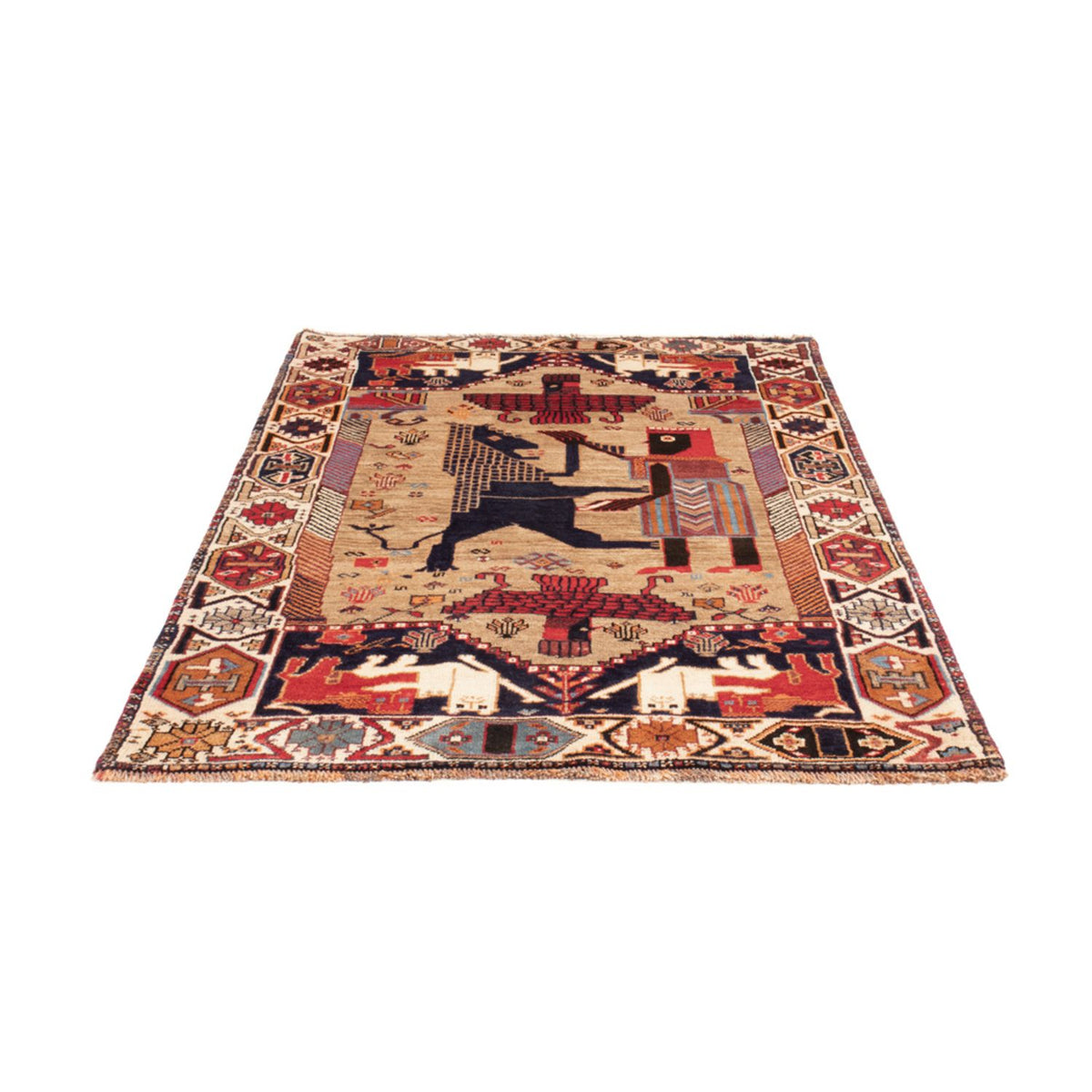 Persisk matta - Nomadic - 157 x 113 cm - flerfärgad