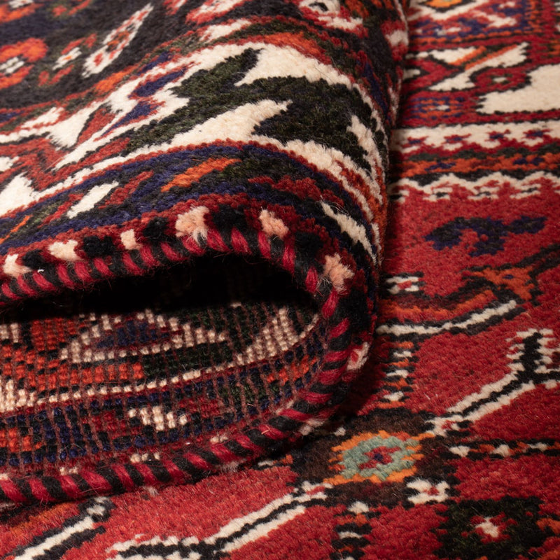 Persisk matta - Nomadic - 252 x 155 cm - mörkröd