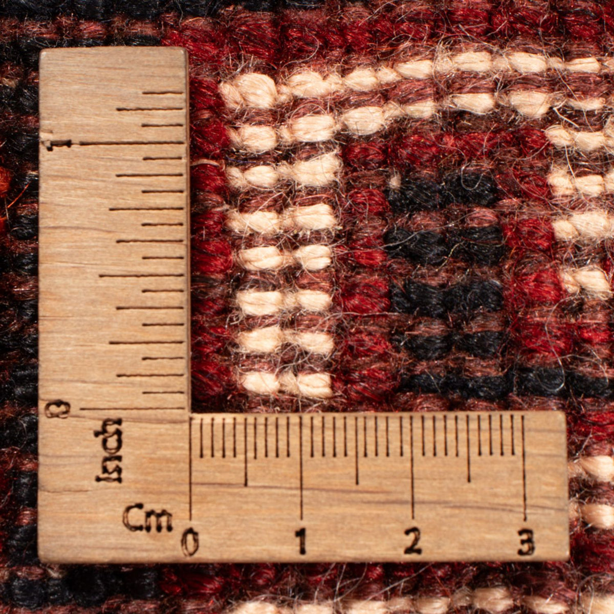 Persisk matta - Nomadic - 252 x 155 cm - mörkröd