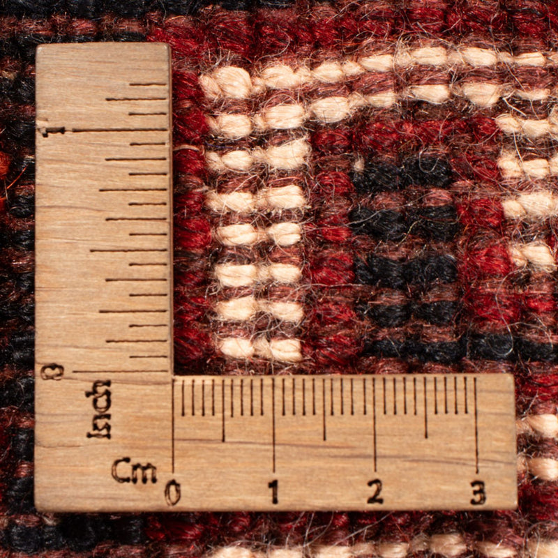 Persisk matta - Nomadic - 252 x 155 cm - mörkröd