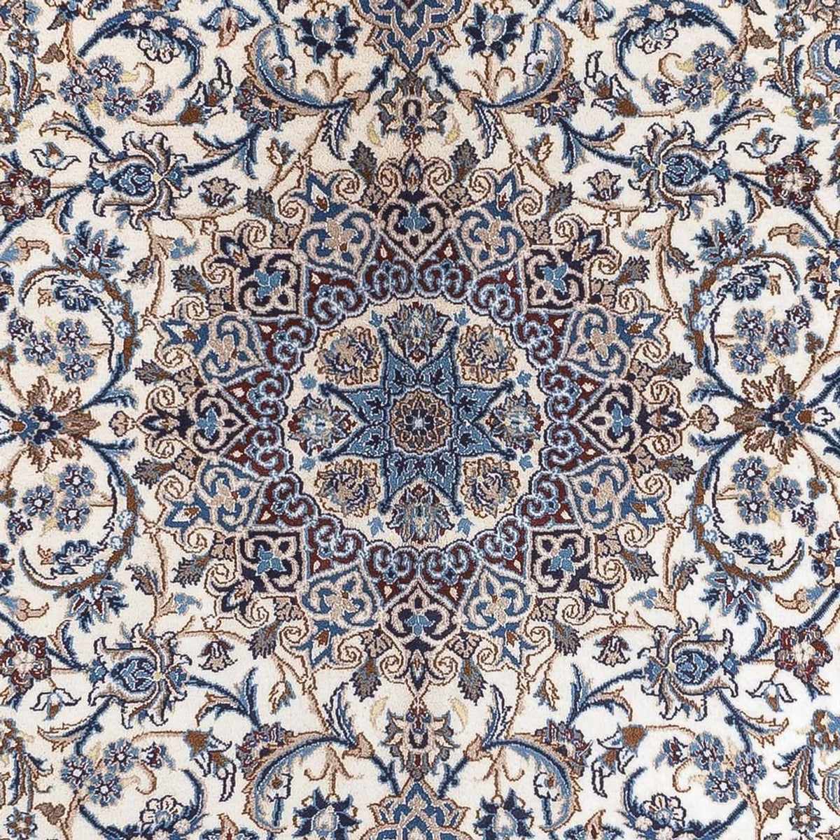 Persisk matta - Nain - 296 x 196 cm - grädde