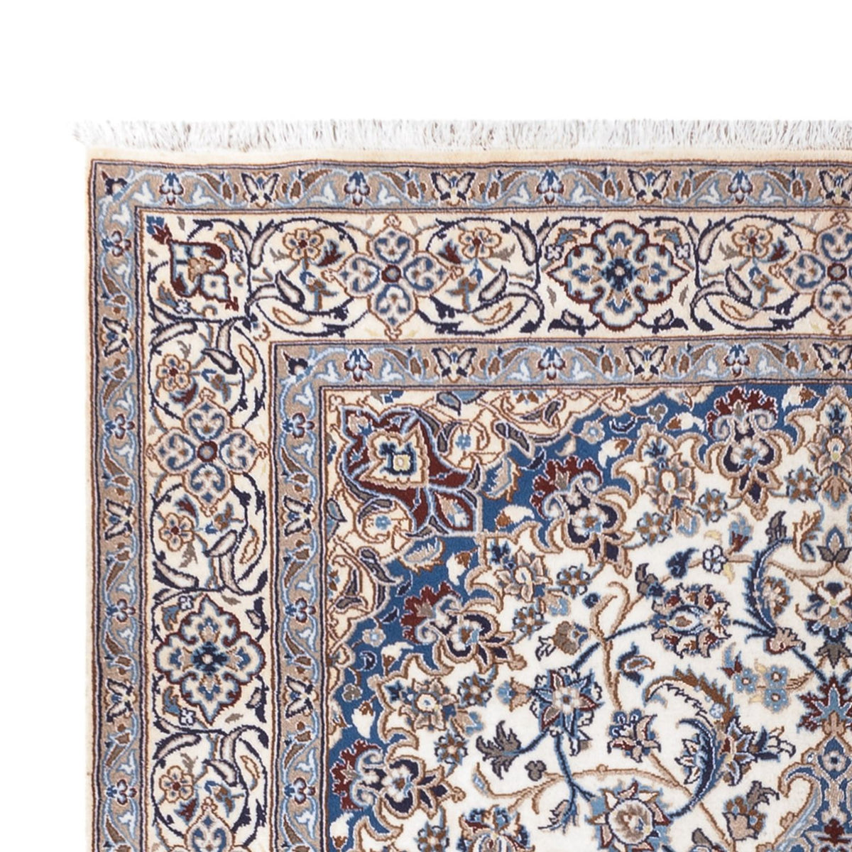 Persisk matta - Nain - 296 x 196 cm - grädde