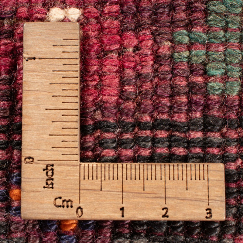 Persisk matta - Nomadic - 254 x 180 cm - mörkröd