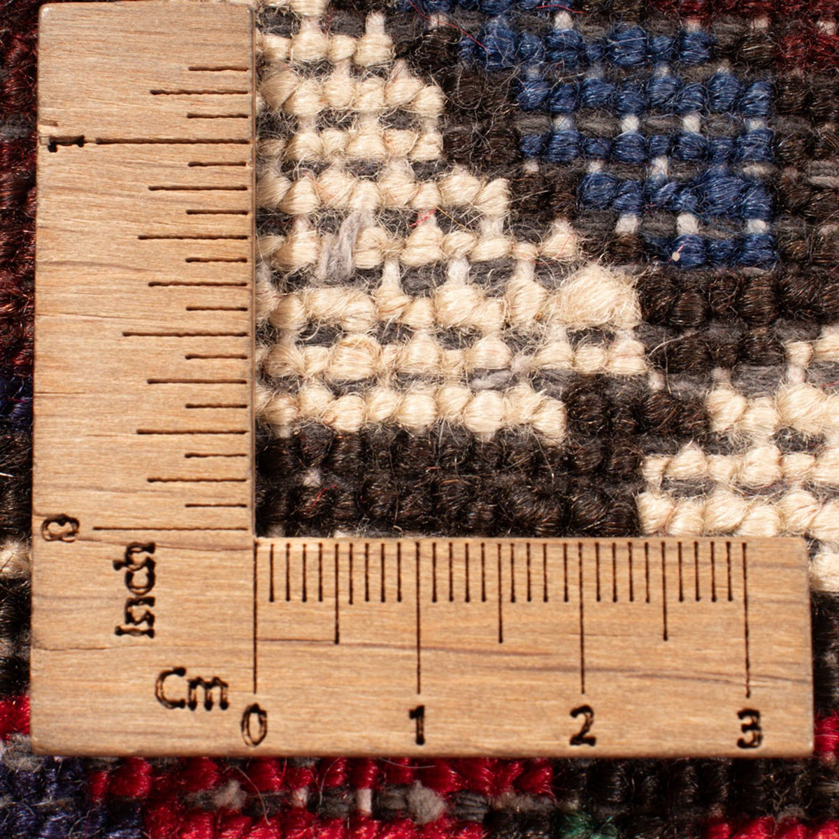 Persisk matta - Nomadic - 318 x 210 cm - mörkröd