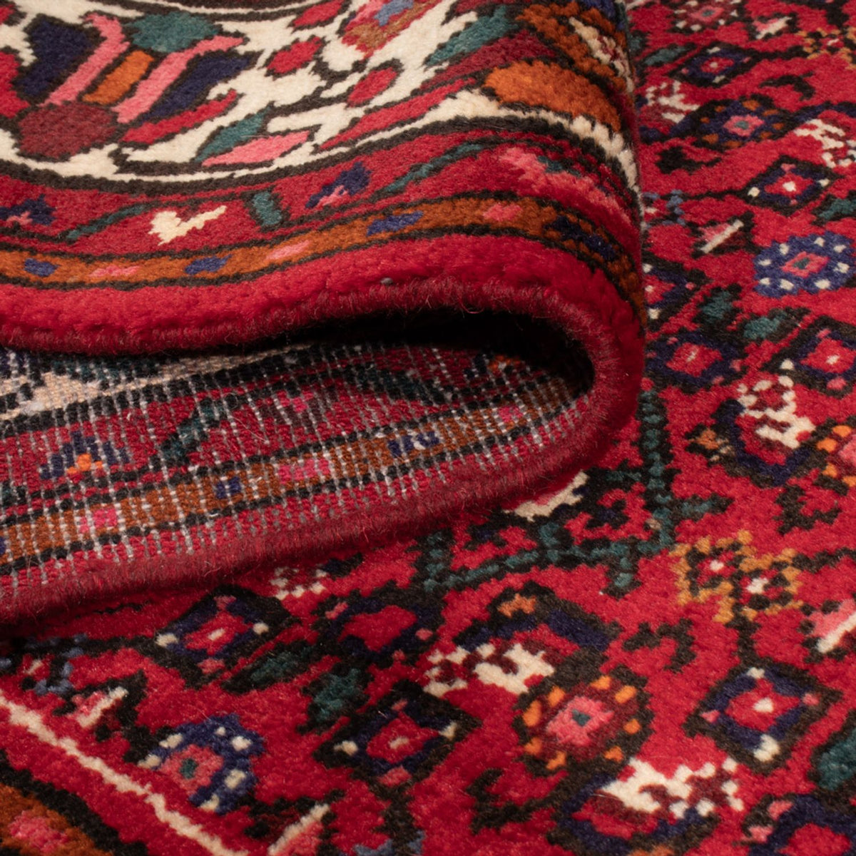 Persisk matta - Nomadic - 363 x 258 cm - mörkröd