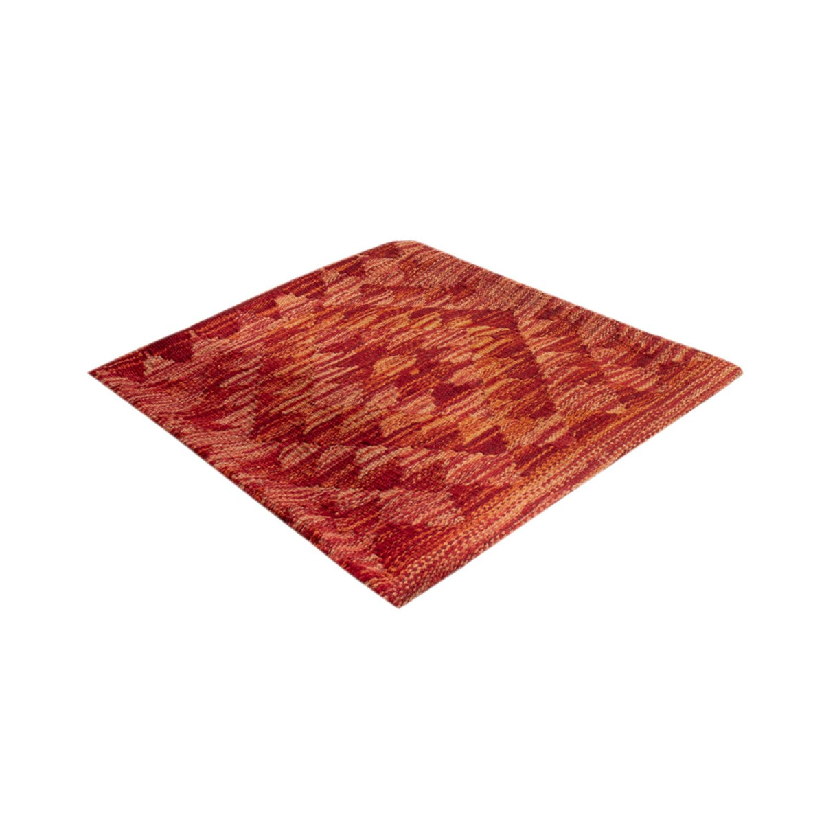 Kudde - Flodhäst kvadrat  - 50 x 50 cm - terrakotta