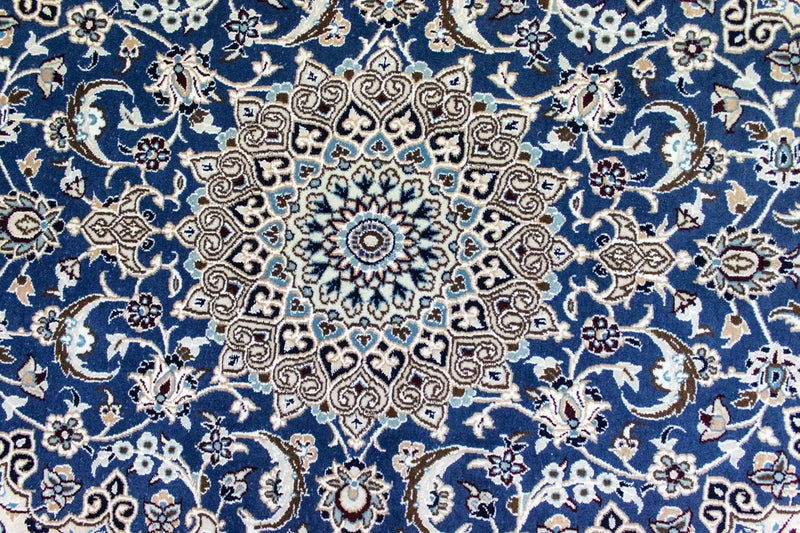 Persisk matta - Nain - 135 x 89 cm - blå