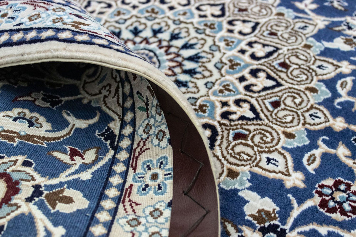 Persisk matta - Nain - 135 x 89 cm - blå
