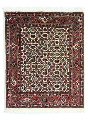 Persisk matta - Bijar - 85 x 70 cm - beige