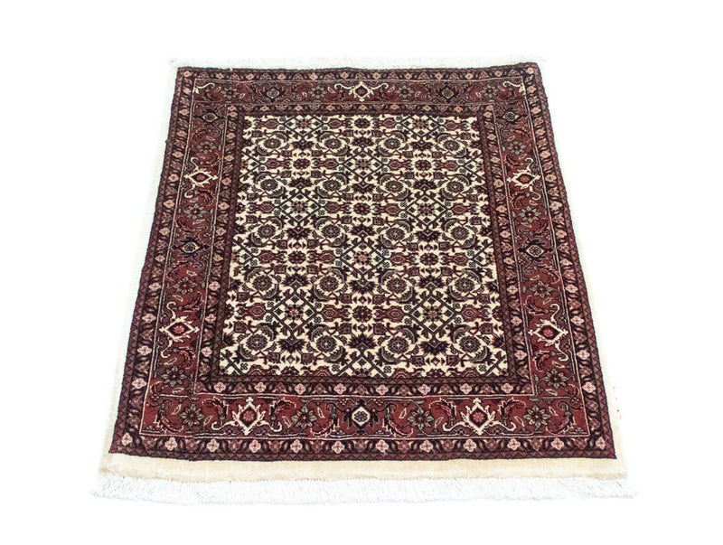Persisk matta - Bijar - 85 x 70 cm - beige