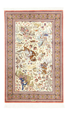 Silk Carpet - Ghom Silk - Premium - 121 x 77 cm - beige