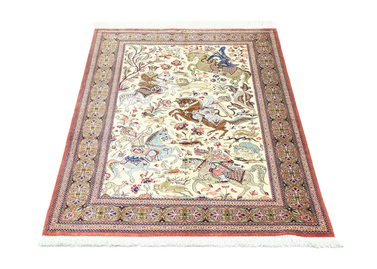 Silk Carpet - Ghom Silk - Premium - 121 x 77 cm - beige