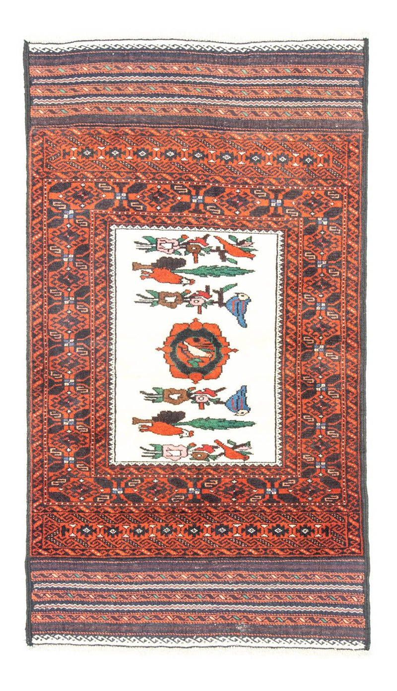 Baluch-matta - 157 x 90 cm - orange