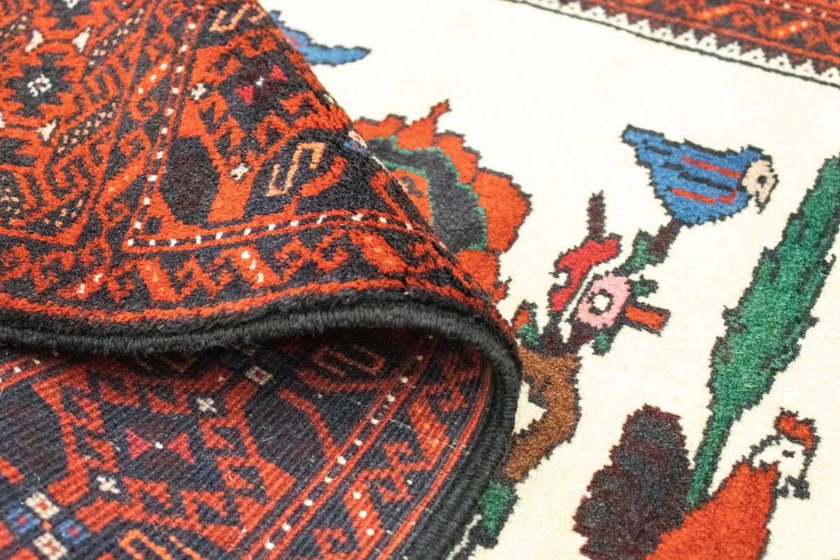 Baluch-matta - 157 x 90 cm - orange