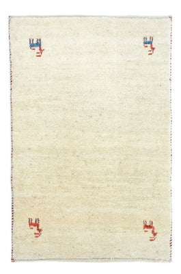 Gabbeh-matta - persisk - 90 x 60 cm - flerfärgad