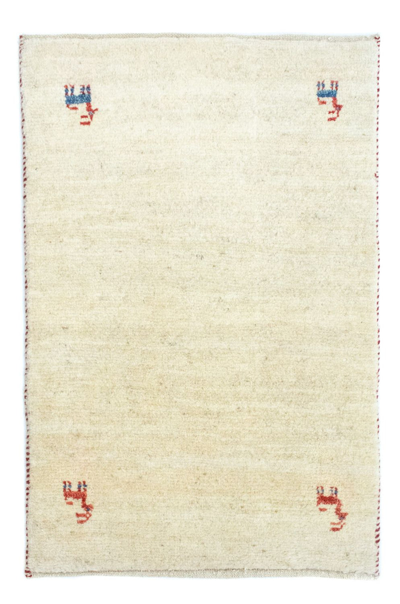 Gabbeh-matta - persisk - 90 x 60 cm - flerfärgad