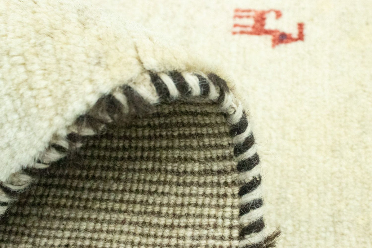 Gabbeh-matta - persisk - 91 x 57 cm - flerfärgad