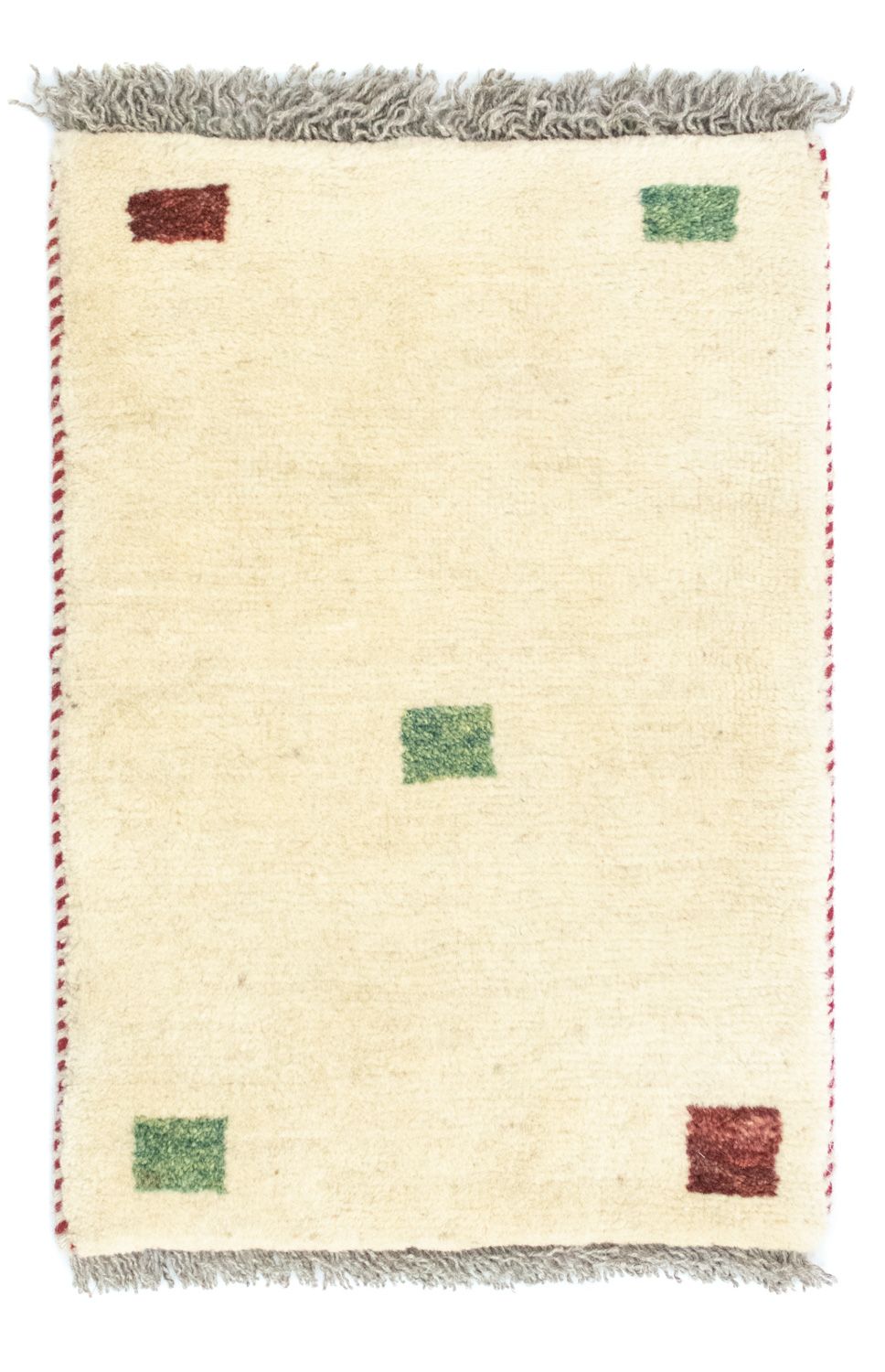 Gabbeh-matta - persisk - 60 x 40 cm - beige