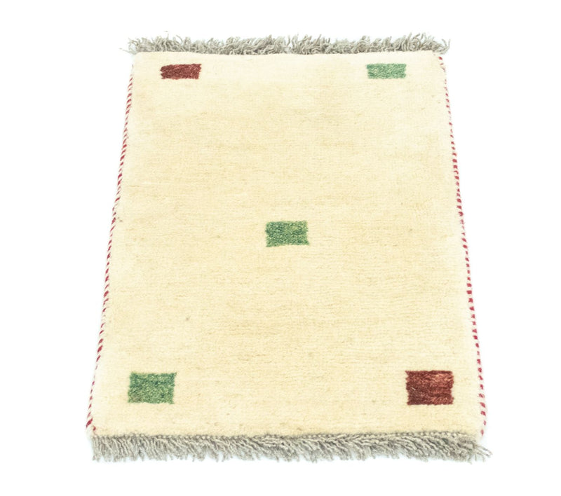 Gabbeh-matta - persisk - 60 x 40 cm - beige