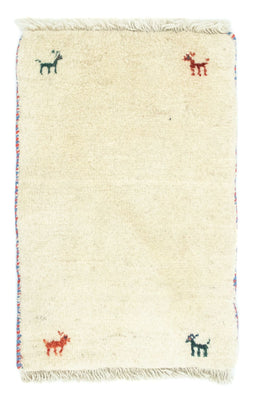 Gabbeh-matta - persisk - 60 x 40 cm - beige