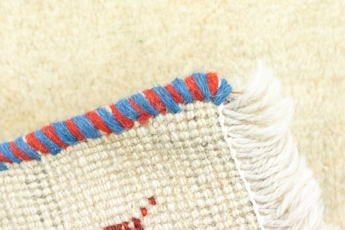 Gabbeh-matta - persisk - 60 x 40 cm - beige