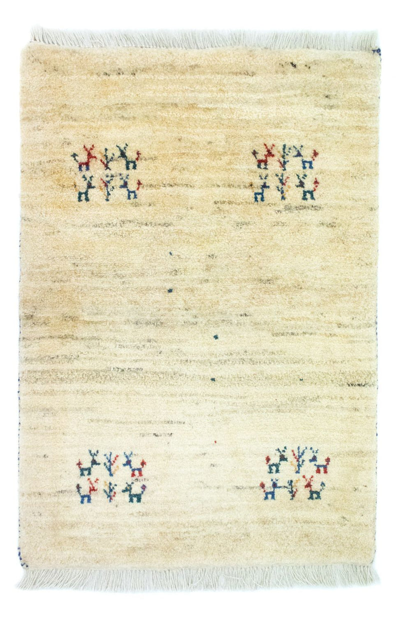 Gabbeh-matta - persisk - 94 x 64 cm - flerfärgad