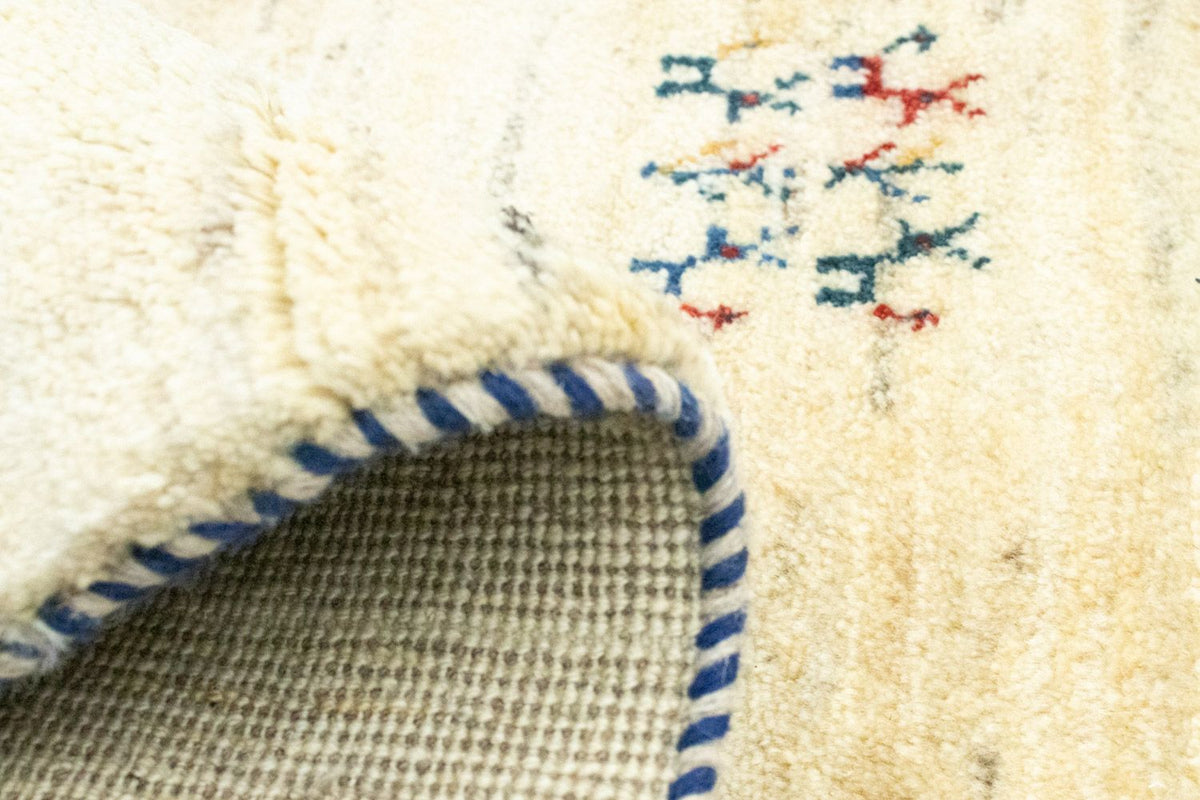 Gabbeh-matta - persisk - 94 x 64 cm - flerfärgad