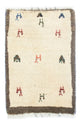 Persisk Gabbeh Mattan 60x40cm - Perserteppich Wollteppich