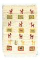 Persisk Gabbeh Mattan 60x40cm - Perserteppich Wollteppich