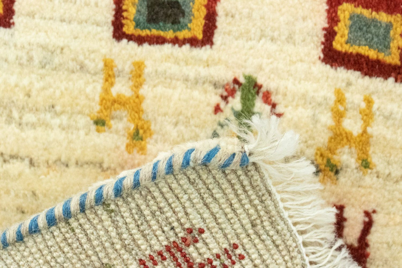 Persisk Gabbeh Mattan 60x40cm - Perserteppich Wollteppich