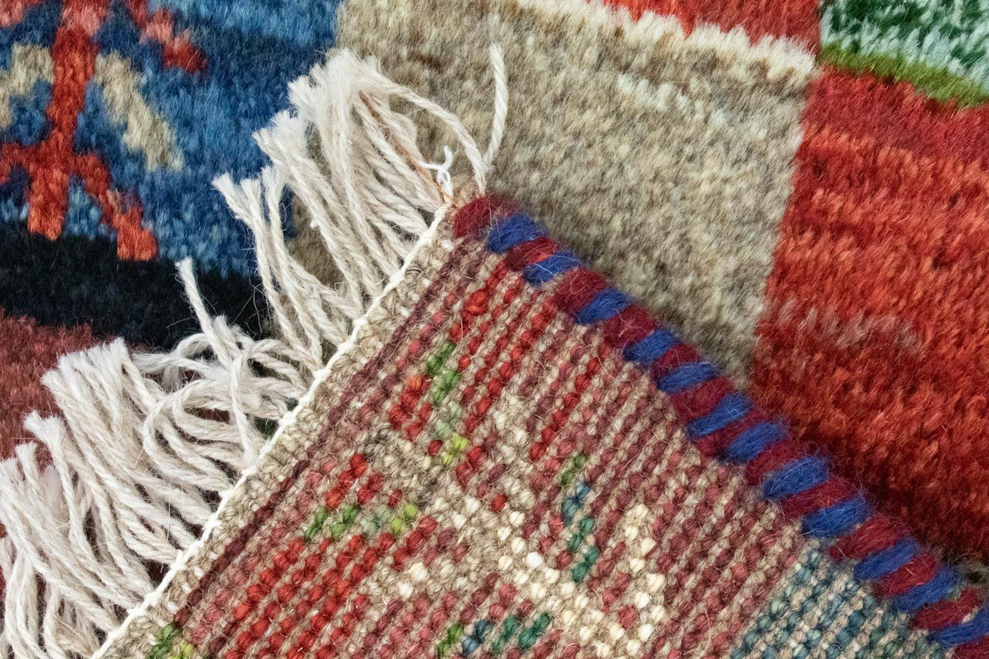 Persisk Gabbeh Mattan 60x40cm - Perserteppich Wollteppich
