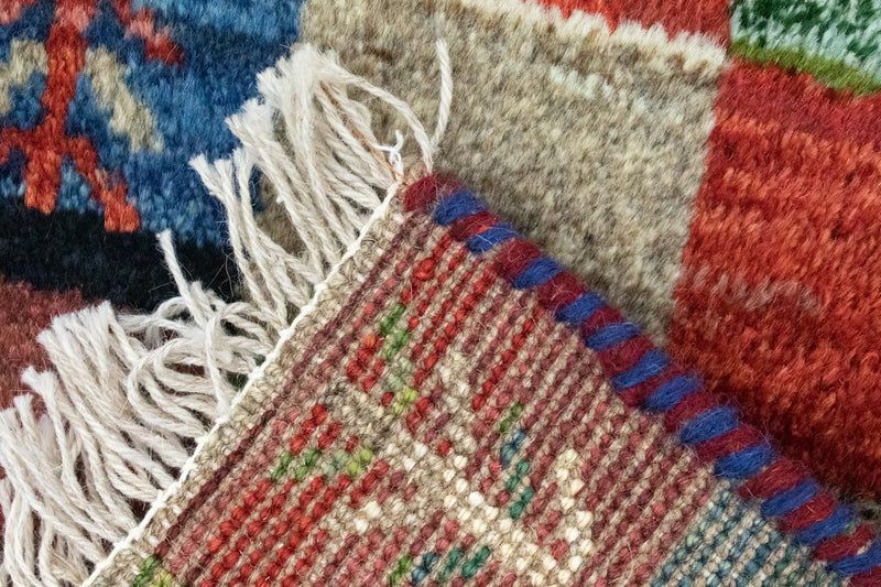 Gabbeh-matta - persisk - 60 x 40 cm - flerfärgad