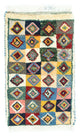 Persisk Gabbeh Mattan 60x40cm - Perserteppich Wollteppich