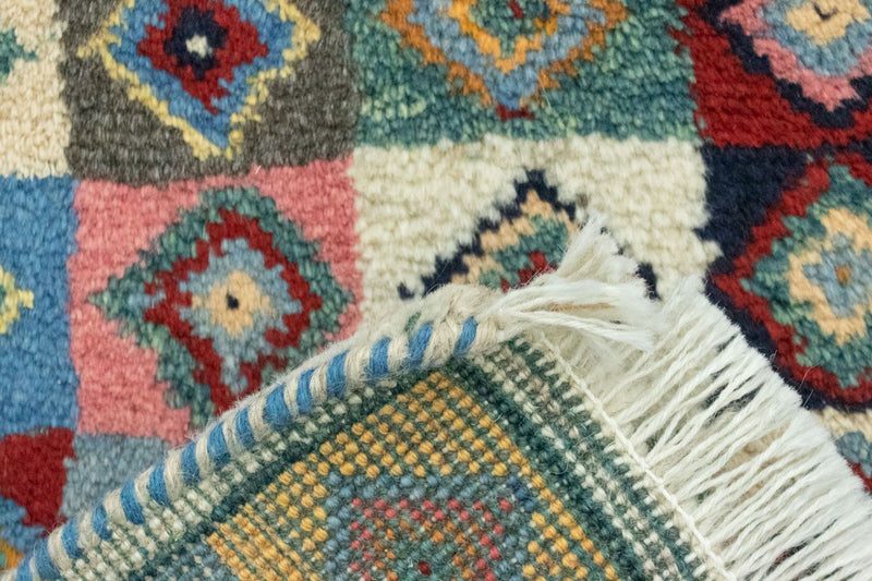 Gabbeh-matta - persisk - 60 x 40 cm - flerfärgad