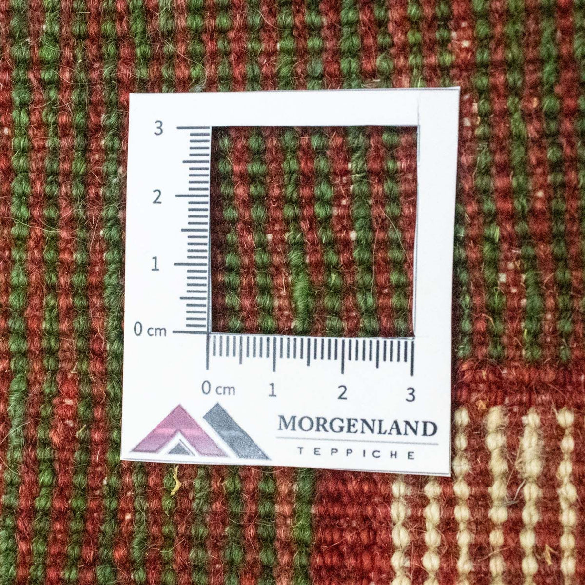 Gabbeh-matta - persisk - 60 x 40 cm - grön