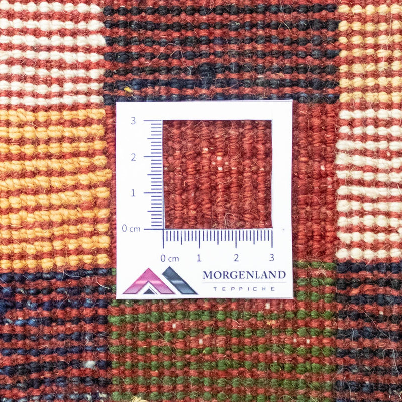 Gabbeh-matta - persisk - 60 x 40 cm - grön