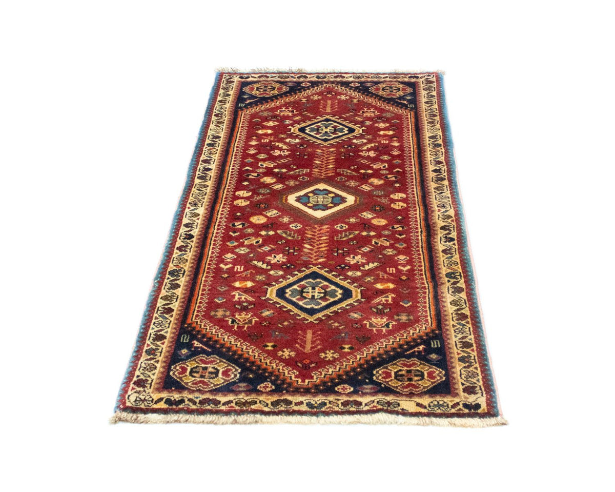 Persisk matta - Nomadic - 148 x 73 cm - röd