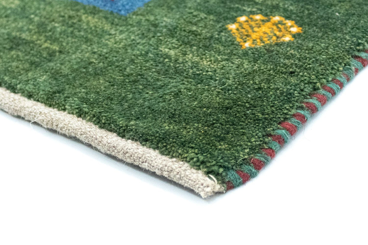 Persisk Gabbeh Mattan 128x92cm - Perserteppich Wollteppich